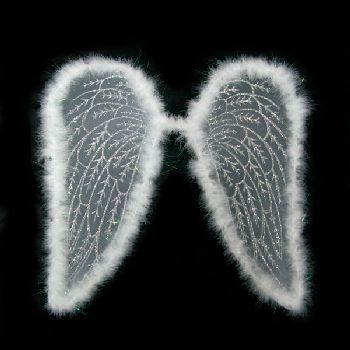 Крылья Ангела, белые , размер 54 х 54 см, артикул Н67599, карнавальный аксессуар для взрослых и детей