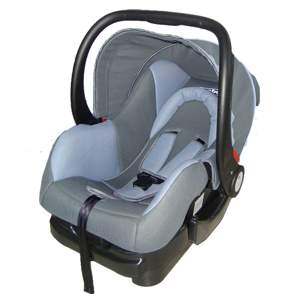 Детское автомобильное кресло Bimbo  EMILY  для   новорожденных  детей весом 0-9  кг, со съемной основой, цвет серый, артикул LB326/1E, код 123965, автокресло, купить автокресло для ребенка, заказать с доставкой, купить онлайн