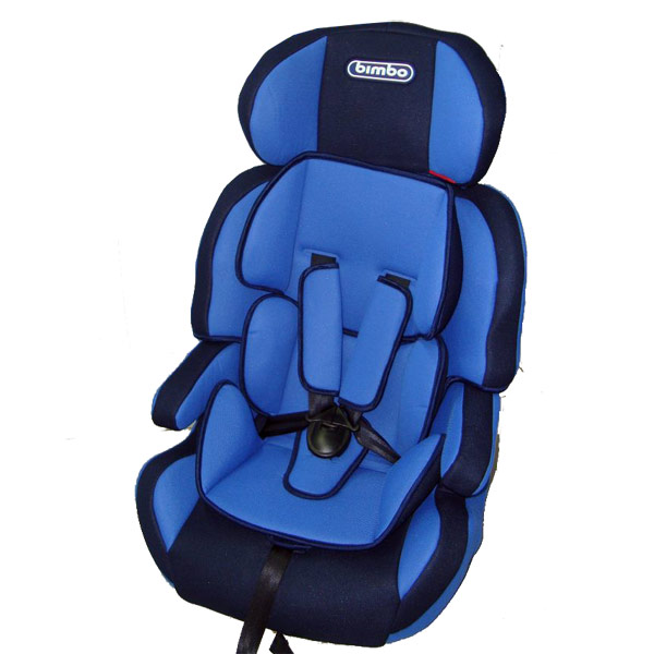 Автомобильное кресло Bimbo  EMILY  для детей весом от 9 до 36 кг,  от 1 года до 12 лет,  противоударная конструкция, цвет  синий с голубым, Код: 123981,  Артикул: LB-515B/1E