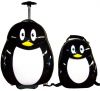 Детский чемодан и рюкзак Эгги  в форме пингвина, чемодан пингвин, детский чемодан на колесах, купить красивый чемодан для ребенка, чемодан на колесах, чемодан на колесиках, школьный рюкзак на колесиках, чемодан Дисней, чемоданы Eggie, чемоданы Эгги
