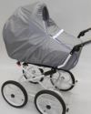 Дождевик-ветровик-пыльник со светоотражателем на классическую детскую коляску 1 в 1, 2 в 1, 3 в 1, на коляску-люльку, Ecobaby