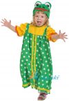 Детский карнавальный костюм Лягушка Квакушка, костюм лягушки-квакушки на рост 98-134 см, на 3-7 лет.