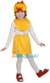 Детский карнавальный костюм Цыпочки для детей, костюм цыпленка для девочки от 2 до 6 лет
