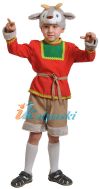 Костюм Козлика, детский карнавальный костюм Серенького Козлика для мальчика, размер единый на 3-7 лет, рост 98-134 см, артикул 8011.