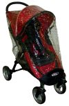 Высококачественный силиконовый дождевик специального кроя на детские коляски Baby Jogger City Mini 4, Britax B-Agile 4-wheel, Valco Baby Snap 4 и подобные им модели детских прогулочных колясок, купить дождевик на коляску