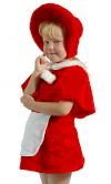 костюм красной шапочки, Детский карнавальный костюм из искусственного меха Красная Шапочка, купить костюм красной шапочки, костюм красной шапочки фото,  новогодние карнавальные костюмы, маскарадные костюмы, детские карнавальные костюмы