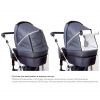 Окошко для проветривания для детской коляски для новорожденных 2 в 1, коляска зима-лето, Zekiwa Finesse