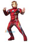 Костюм Железного человека с мускулами и с маской, костюм АЙРОНМЕНА с мускулатурой и с маской, новинка 2017,  размер S, рост 110-120 см,  на 4-6 лет, Лапландия
