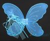 Крылья бабочки, крылья волшебной феи Winx, крылья феи Винкс,  крылья волшебной феи бабочек. Карнавальный набор: крылья бабочки двойные, ободок, волшебная палочка-бабочка со стразами и бусы (Winx), размер крыльев 45х36 см, 4 цвета, артикул Е91191, фир