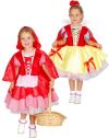 Детский карнавальный костюм - трансформер Белоснежка и Красная Шапочка на 3-4 года, купить костюм белоснежки, детский костюм белоснежки, костюм красной шапочки, карнавальные костюмы для малышей, для самых маленьких, для младенцев, детские карнавальны