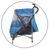 плотный виниловый дождевик защитит ребенка в коляске от осадков
