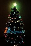 новогодняя елка световод Салют, 120 см, артикул Е80117, Snowmen, новогодние елки, елки световоды, оптоволоконные елки, елки с фиброоптическим волокном, светящиеся елки, елки файбероптик, светодиодные елки, новогодняя елка купить