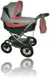 Детская коляска спальная люлька с прогулочной Geoby Baby 05, Geoby C706, люлька, детские коляски, коляски ,спальные люльки 2 в 1 с прогулочной, Geoby, baby 05, всесезонная, теплая, на поворотных колесах, с прогулочной, комфортная, модная