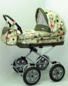 детская  коляска  Little Trek ,  Luxe, Литл Трек , Люкс,  спальная люлька для новорожденного, классическая коляска
