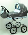  детская  коляска  Little Trek ,  Luxe, Литл Трек , Люкс,  спальная люлька для новорожденного, классическая коляска