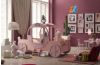 Кровать - карета  Принцессы, материал МДФ,  розовая кровать  для девочек, кровать в виде сказочной кареты Золушки, детские кровати из США, американская детская кровать-карета