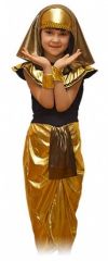 Детский карнавальный костюм Клеопатры, костюм египтянки, костюм египетской красавицы, костюм египетской царицы серии Карнавалия фирмы Остров игрушки. Размер М на рост 128-134 см.  Детский карнавальный костюм Клеопатры, костюм египтянки, костюм египет