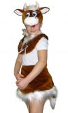 костюм коровы, костюм коровы для девочки, Детский карнавальный костюм из искусственного меха Коровка, костюм коровы купить, детские карнавальные костюмы, новогодние костюмы, маскарадные костюмы, для детей