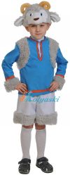 Костюм Барашек Бяшка, детский карнавальный костюм барашка на рост 98-132 см.