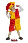 детский карнавальный костюм Петрушки, костюм Скомороха, искусственный мех, Батик, купить костюм петрушки, костюм петрушки для ребенка, детский костюм петрушки, новогодний костюм петрушки, костюм скомороха купить