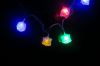 Новогодняя электрическая светодиодная гирлянда LED ПЕРЛАМУТРОВАЯ ЛЬДИНКА, 24 лампы, фигурные насадки льдинки 4,3 см, артикул Е80001, фирма Snowmen