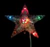 электрогирлянда Звезда-Наконечник, светящаяся верхушка - звезда на елку, размер 19 см, 10 ламп, длина шнура до розетки 1.5 м, работает от сети 220V, артикул Е60011, фирма Snowmen, новогодние электрогирлянды на елку, гирлянды на ёлку, елочные гирлянды