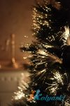  Самая безопасная новогодняя елка со световолокном, высокая елка 229 см - это елка Fantasy ТМ Лесная красавица от фирмы GoftTree Crafts . Заказ по тел. в Москве 8-495-648-67-02