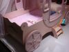 Кровать - карета  Принцессы, материал МДФ,  розовая кровать  для девочек, кровать в виде кареты, детские кровати, кровать-карета. В ассортименте есть подходящие по размеру к этой кровати карете ортопедические матрасы Ecobaby из натуральных и экологич