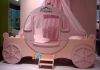 Кровать - карета  Принцессы, материал МДФ,  розовая кровать  для девочек, кровать в виде кареты, детские кровати, кровать-карета для девочки от 3 до 16 лет
