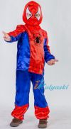 Детский карнавальный костюм Спайдермена, Человека - паука серии Карнавалия фирмы Остров игрушки,  костюм человека-паука, карнавальные костюмы, детские карнавальные костюмы, маскарадные костюмы, костюмы героев фильмов, блокбастеров, супергероев,  н