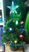 Светодиодная елка, оптоволоконная елка, новогодняя елка с шишками 60 см, купить светящуюся елку, купить светодиодную елку в Москве, купить светодиодную елку в интернет-магазине, светодиодная елка купить, светящаяся елка купить, настольная елочка