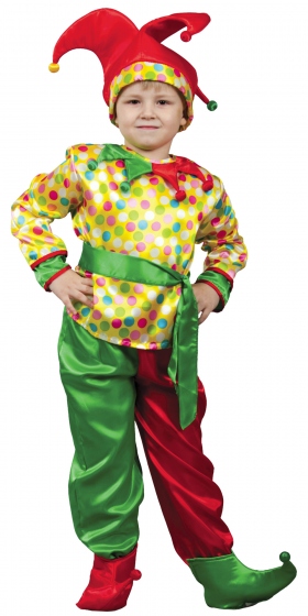Детский карнавальный костюм Петрушки  серии Карнавалия фирмы 