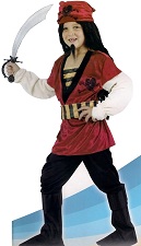Детский карнавальный костюм Пират, новогодний костюм для мальчика дошкольника, Артикул: 87515 S, Код: 131998, фирма Лапландия, на 4-6 лет