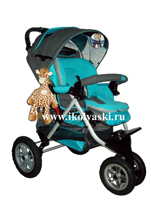 Детская трехколесная коляска Capella S-901 W NEW Prism (Капелла S-901 Призм) маневренная, удобная, красивая, теплая, с хорошим комплектом, на надувных колесах
