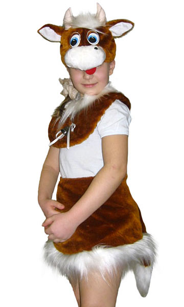 карнавальный костюм коровы, буренки