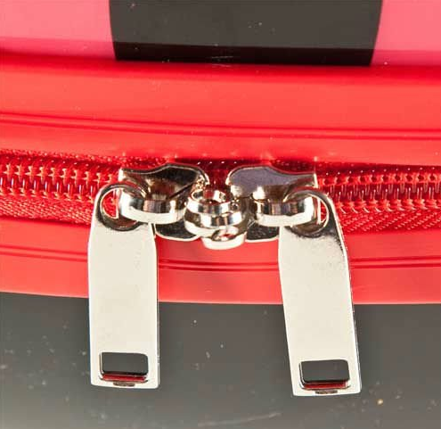 Lady Bug Trolley Case, Набор:  Чемодан Божья Коровка и рюкзак Божья Коровка, самые легкие в мире детские чемоданы на колесиках, светящиеся колеса, самый легкий портфель для первоклассника
