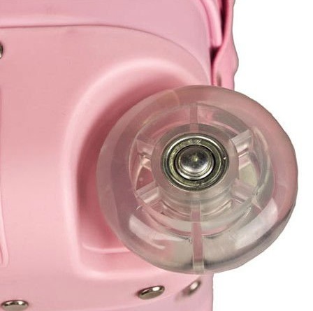 Детский чемодан Эгги на светящихся LED колесах,  размер 16