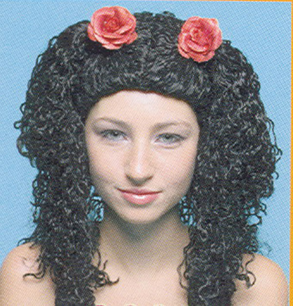 карнавальный парик, парик для костюма Кармен, Испанки