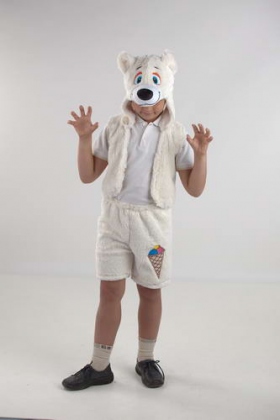 перейти к просмотру карнавального костюма Белого медведя ПЛЮШ, серии Карнавалия плюш. Новинка сезона 2009-2010