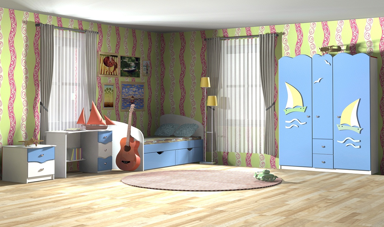 Детская и подростковая мебель. Красивые детские комнаты от 7 до 18 лет