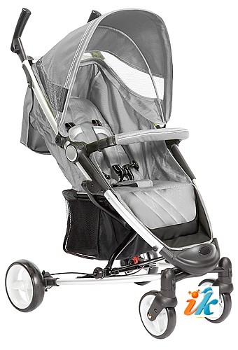 Детская прогулочная КОЛЯСКА Lider Kids  S401B VIKI, Лидер Кидс S-401-B, 4-х колесная, супер легкая и компактная коляска на алюминиевой раме, с накидкой на ноги, дождевиком, сумкой для транспортировки и рюкзаком. Цвет СЕРЕБРИСТЫЙ