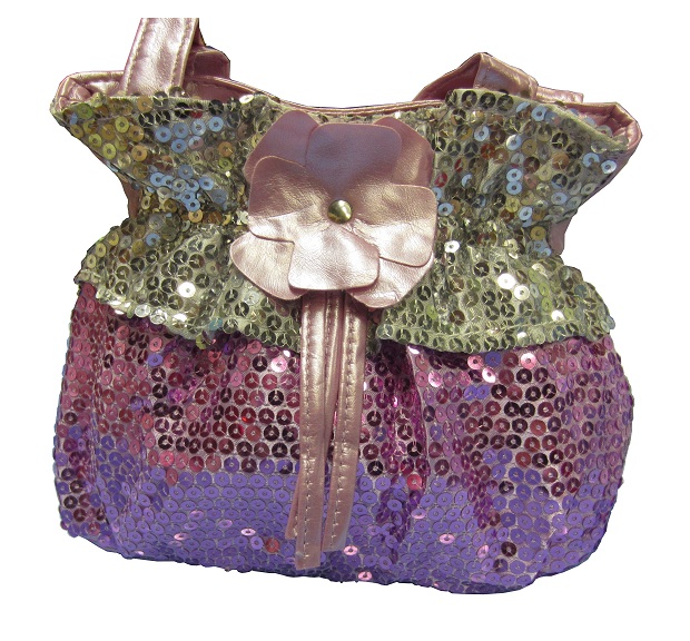 Детская вечерняя сумочка с пайетками,  размер 23х16 см, код 147614, артикул  E03-3009, фирма Лапландия