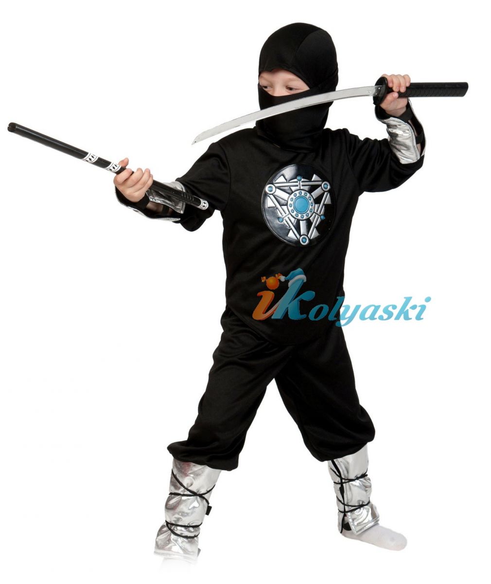 Костюм ниндзя японского воина шпиона для мальчика, костюм Ниндзя Нуб Сайбот или Смоук из Мортал Комбат - купить по выгодной цене в Москве самовывозом или с доставкой, отправим по РФ, звоните +7-495-648-67-02. Интернет-магазин продает карнавальные костюмы более 20 лет. Большой ассортимент.