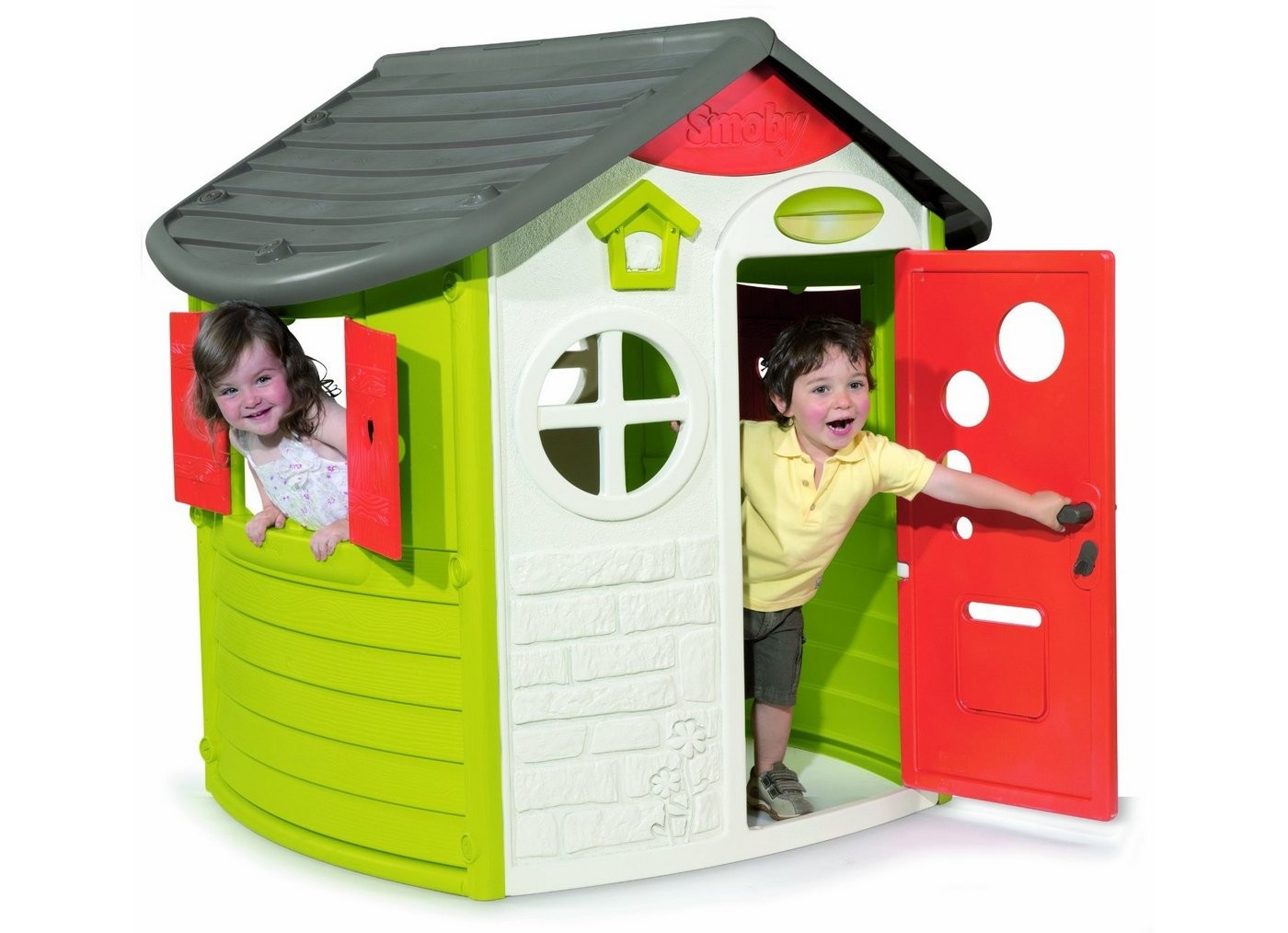  Детский игровой пластиковый домик JURA,  домик для дачи, артикул 310263, Smoby.