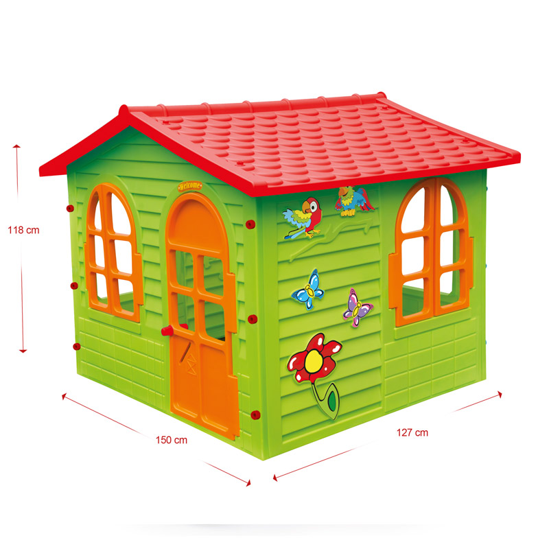 Детский игровой пластиковый домик для дачи Mochtoys, артикул 10425