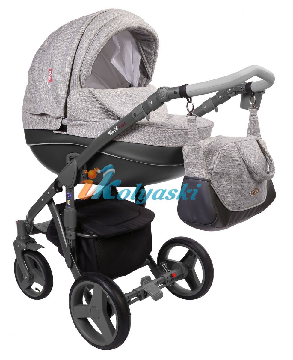 Kajtex Navy Plus Soft 2 в 1 экокожа и Basic Collection ткань, детская коляска для новорожденных, модульная на поворотных колесах, 2 в 1 Roan Bass Soft - Роан Басс шасси Софт, обшивка люльки экокожа или ткань. Новинка 2018. Цвет 821А7833 ткань деним светло-серая и темно-серая экокожа Kajtex Navy Plus Soft 2 в 1 экокожа и Basic Collection ткань, детская коляска для новорожденных, модульная на поворотных колесах, 2 в 1 Roan Bass Soft - Роан Басс шасси Софт, обшивка люльки экокожа или ткань. Новинка 2018. Цвет 821А7833 ткань деним светло-серая и темно-серая экокожа
