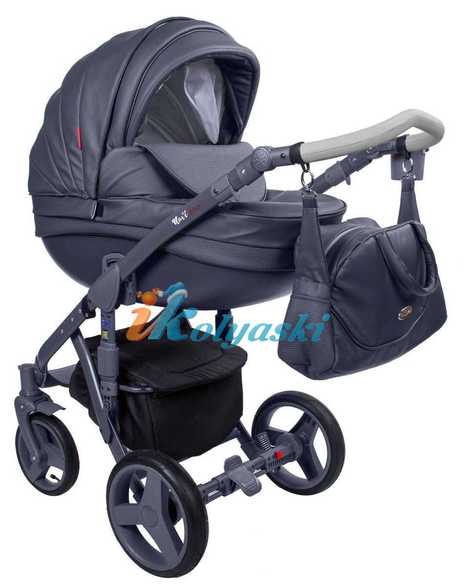 Kajtex Navy Plus Soft 2 в 1 экокожа и Basic Collection ткань, детская коляска для новорожденных, модульная на поворотных колесах, 2 в 1 Roan Bass Soft - Роан Басс шасси Софт, обшивка люльки экокожа или ткань. Новинка 2018. Цвет 821А7834 черная экокожа гладкая перфорированная Kajtex Navy Plus Soft 2 в 1 экокожа и Basic Collection ткань, детская коляска для новорожденных, модульная на поворотных колесах, 2 в 1 Roan Bass Soft - Роан Басс шасси Софт, обшивка люльки экокожа или ткань. Новинка 2018. Цвет 821А7834 черная экокожа гладкая перфорированная