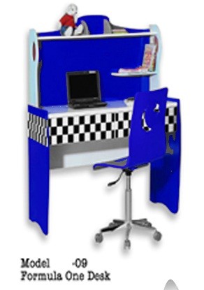  рабочий стол детский, серия Формула 1, Лотус, цвет синий, материал МДФ, детская мебель, детский рабочий стол, компьютерный стол детский, компьютерный стол детский купить