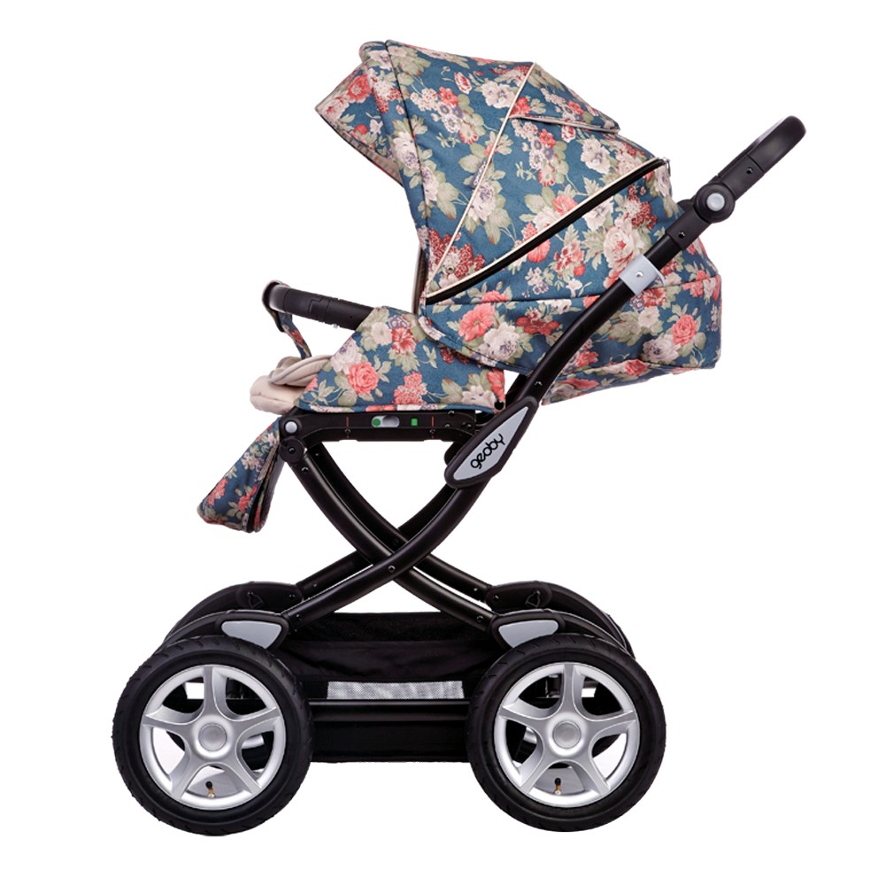 Детская коляска для новорожденных 2 в 1 Geoby C3018 LUX - Геоби С3018 ЛЮКС, купить детскую коляску для новорожденных, купить спальную коляску, люлька, универсальная коляска, детские коляски новинки