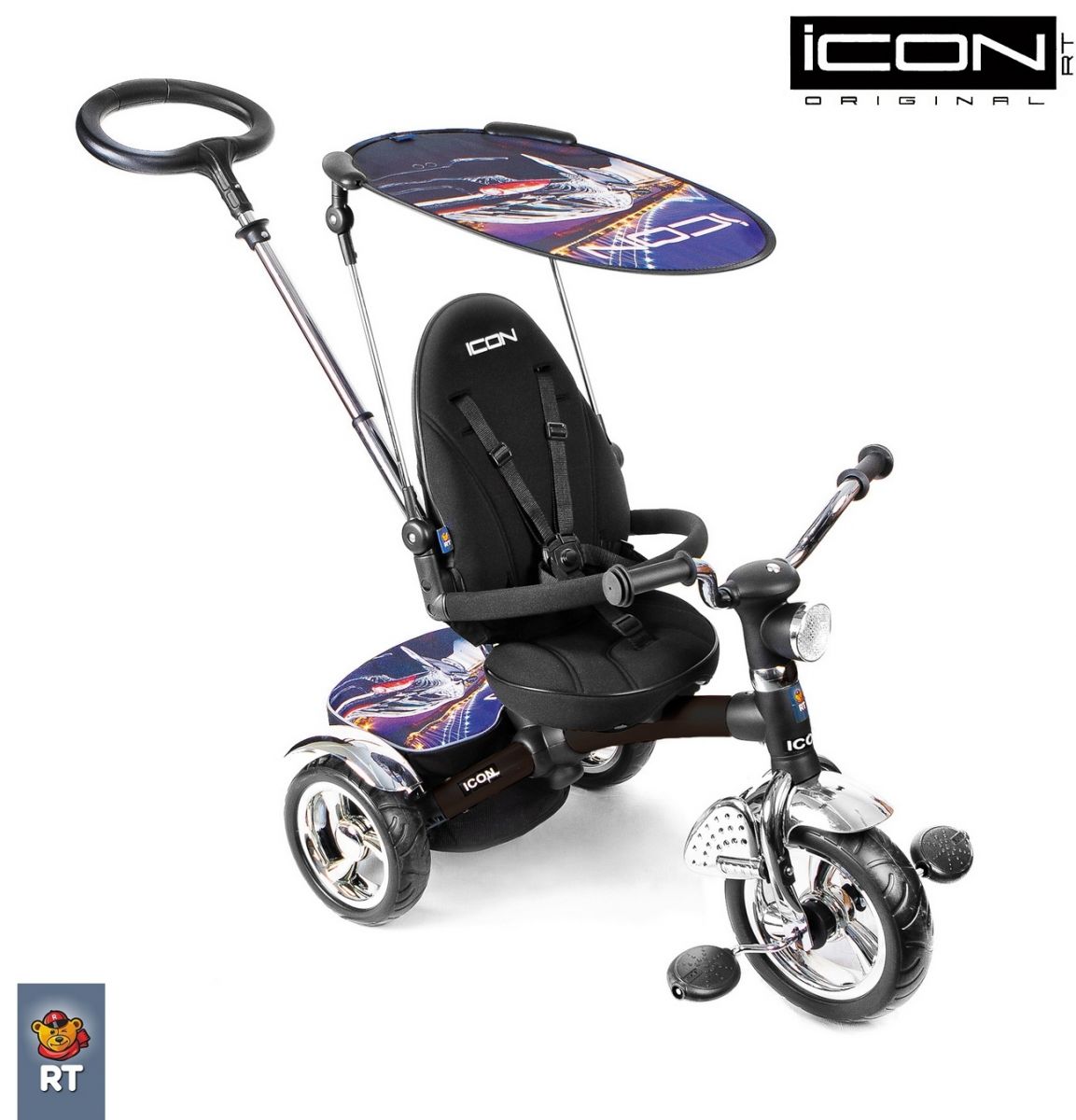 Детский трёхколёсный велосипед на надувных колёсах с ручкой Lexus Trike ICON 3 RT original black mat car велосипед детский, детский велосипед купить, детский трёхколёсный велосипед, купить детский велосипед, купить велосипед лексус, детские велосипеды от 1, детский велосипед с ручкой, велосипед, купить велосипед люберцы, велосипед детский с ручкой купит